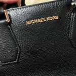 Michael Kors  Black Textured Leather Bag Photo 1