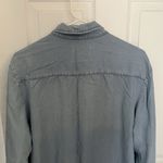 Stoosh  Vintage Denim Button Up Top Women’s‎ M Long Sleeve Western Cowgirl Shirt Photo 5