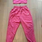 Nike  pink matching sweatpants and bra Photo 0