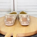 Toms  Alpargata Embroidered Hibiscus Lace Slip On Shoes Ivory Metallic Tan 8.5 Photo 6