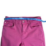 Pilcro  The Yaya Mid Rise Flare Jeans Pink Size 27 Stretch Pants Photo 4
