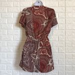 Nasty Gal  knotted‎ front paisley romper Photo 4