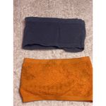 2 Bandeau Bra Womens Size M Strapless Underwire Seamless Smooth Bralette Orange Size M Photo 3