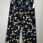 Anthropologie Maeve The Colette Floral Cropped Wide-leg Ponte Pants Photo 1