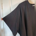 KyeMi  Black Flowy Oversize High Low Blouse Size Med EUC #2790 Photo 3