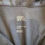 Stars Above NWT  Navy Button Up Long Sleeve PJ Top Photo 4