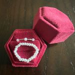 Women’s Stainless Steel Silver Stackable Rings 2 Pack Set Size 7 Photo 1