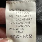 Miss Morena Gray Sweater Lace Long Pleather Sleeves NWOT Womens Large Photo 10