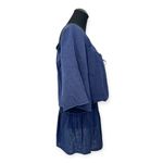 STARKx | NWT | XS | Navy Gauzy Cotton Off Photo 3