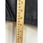 Siena Studio Vintage Genuine Leather Button Front Jacket Size 6 Black Photo 11