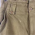 Banana Republic  Lido Italian Wool Cargo Pant in Olive Green size 8 FLAWED Photo 3