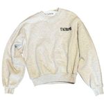 TIEMPOS “Madre” Sweatshirt Grey Crewneck, Made in LA, Oversized Fit (Size S) Gray Photo 0