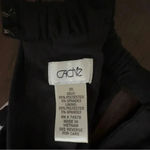 Cache Vintage  Floral Halter Jersey Maxi Dress Black/White/Pink XS Photo 4