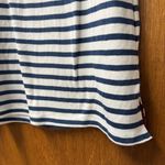 Lake Pajamas Breton Stripes 3/4 Sleeve Mini Dress Navy Blue White Medium M Photo 6