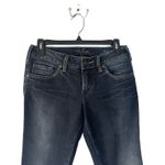 Silver Jeans Women's Size 26 Aiko Capri Dark Wash Western Jeans Blue Photo 1