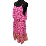 INC DRESSES Womens Size 16 Pink‎ Tie Back Hem Sleeveless Shift Dress Pink Photo 3