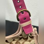 Coach  Y2K Signature Pink Poppy For Peace Flower Crossbody Bag Photo 7