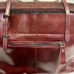 Covelin • 3 Piece Set • Authentic Leather Purse Tote Pouch • Large & Beautiful Red Photo 1