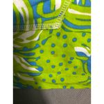 Lilly Pulitzer  Skipper Popover Pullover Green Blue Print Size Small Photo 5