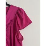 Vanity Fair Vintage Vanity Fair Hot Pink Long Nightgown Flowy Medium Silky Photo 6
