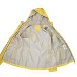 Free Country  Water Resistant Hooded Packable Rain Jacket Yellow Size Small Photo 3