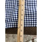 Talbots 1X Blue Gingham Check Cotton Knit Sleeveless Tank Sweater Top Photo 5