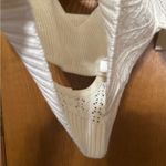 Forever 21 White Knit Collared Top Photo 2