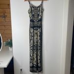 eci jumpsuit. Size XS. Light and airy. Black and yellow. Long length. Black Photo 3