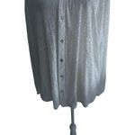 Judith March  Beach Cowgirl White Sequined Button Down Shirt Top Size Large Photo 8