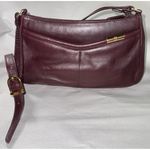 Etienne Aigner Signature Classic Shoulder Bag Purse Genuine Leather Burgundy Vtg Photo 0