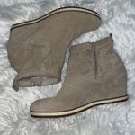Geox  Illusion Perforated Suede Wedge Bootie Photo 2
