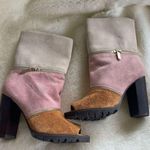 Katy Perry Evelyn Almond Suede Peep Mid Photo 0