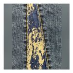 Rare Vintage Younique Y2K Embellished Velvet Flare Jeans | Low Rise | Size 13 Blue Photo 3