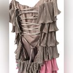 B Fyne SAVANNAH DRESS LUXE Elegant Tiered Ruffle Dress Photo 2