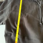 Victoria's Secret PINK Black Campus Bling Cropped Hoodie Size S Oversized Photo 8