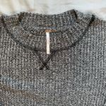 Free People Mountaineer Lace-Up Cuff Waffle Knit Thermal Top Photo 3