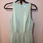 Mac Duggal Ieena for  Jewel Neck Sleeveless Mini Dress Ruffle Skater Skirt Size 4 Photo 3