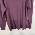Victoria's Secret ‎ Purple Sleepwear Thermal Waffle Shirt Henley Women’s Size L Photo 9