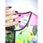 Calvin Klein New  8 Bright Floral Womens Sheath Dress Black Pink Purple Green Yel Photo 2