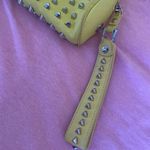 Tory Burch  bag silver Studded green neonish leather with handle Photo 7