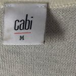 CAbi  Size M #5141 Ivory & dark blue Striped Victory Duster Cardigan Long… Photo 12