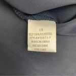 Piper & Scoot  Dance With Me Tiered Floral Embroidered Boho Peasant Top Navy Blue Photo 16