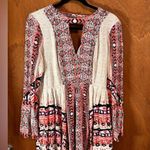 Free People  Urban Outfitters Boho Teagan Border Print dress size 12 Photo 1
