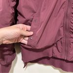 Athleta Point Reyes Bomber II Jacket in Tawny Rose Pink Size Large Photo 2