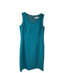 Kasper  Green ‎ Midi A-line Dress Size 6 Career Wear Photo 2