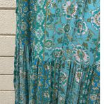 Free People  Hanalei Bay Maxi Dress Hawaii Breeze Combo. size L NWT Photo 7