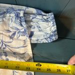Gap  Blue and White Floral B/D Blouse | Women’s Size Small Photo 6