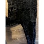 Olivia Rae Livi  lounge pants Size M vintage black high waisted Comfy  acid wash Photo 2