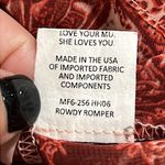 Show Me Your Mumu  size medium Rowdy Romper slouchy ss top wing shorts to romper Photo 13