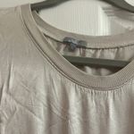 Pj Harlow Satin Crew-Neck Tee Egg Nog Photo 3